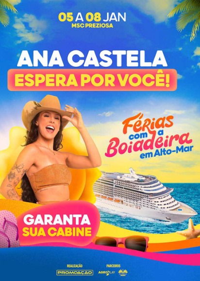 Férias com a Boiadeira em Alto-Mar